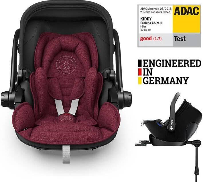 Kiddy Autosedačka Evoluna i-size 2 + Isofix základňa 40-83 cm 