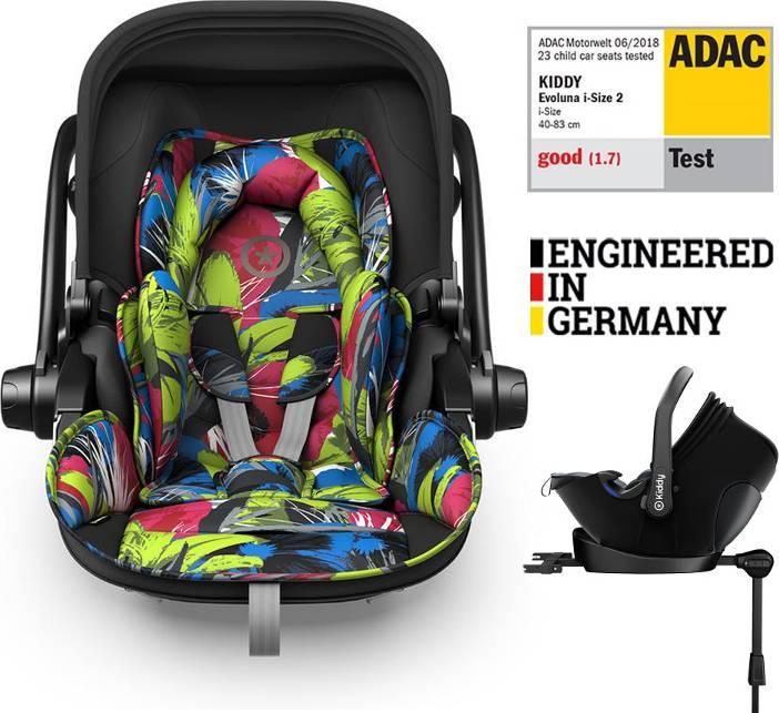 Kiddy Autosedačka Evoluna i-size 2 + Isofix základňa 40-83 cm 