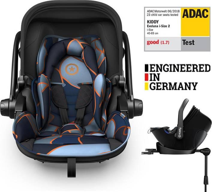 Kiddy Autosedačka Evoluna i-size 2 + Isofix základňa 40-83 cm 