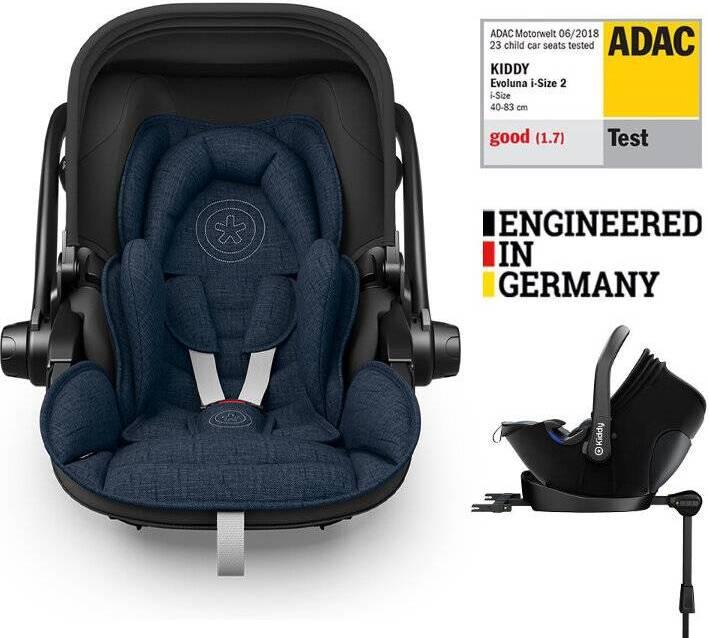 Kiddy Autosedačka Evoluna i-size 2 + Isofix základňa 40-83 cm 